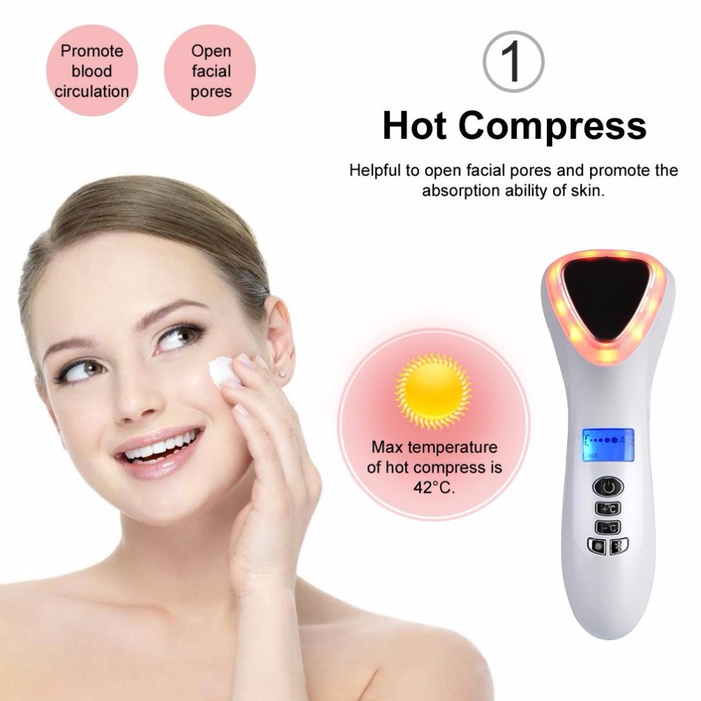 Beauty Facial Massager for Face Massager Ultrasonic Skin Care Tools Cryotherapy Face Slimming Device Face Spa Beauty Machine