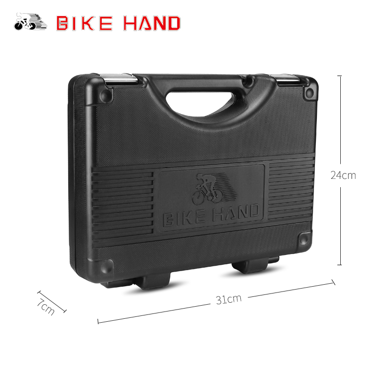 BIKE HAND 18 in 1 Bicycle Repair Tools Kit Box Set Multi MTB Tire Chain Repair Tools Spoke Wrench Kit Hex Screwdriver Bike Tools