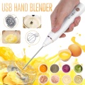 3 Speed Handheld Electric Mixer Blender Milk Frother Whisk Cream For Kitchen Coffee USB Rechargeable Hand Blenders Mixer 2 IN 1
