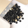 YANRUO 2088NoHF All Sizes Jet Flatback Glass Stones Non Hotfix Strass Crystal DIY Black Rhinestones For Nail Art Decorations