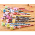 10 pcs/Set Creative Cartoon Kawaii Korea Novelty Standard Pencils for Kids Children Stationery School