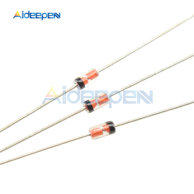 10Pcs/lot GERMANIUM DIODE 1N34A DO-7 DO-35 1N34 IN34A For AM/FM Radio TV Stereo