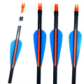 6-30pcs 28/29/30/31.5 inch Archery Fiberglass Arrow 8mm Shaft Targeting Arrows For Compound Recurve Bow arrows Shooting