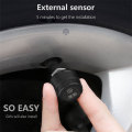 Tpms Car Tire Pressure Alarm Monitor System Real-time Display Attached to glass wireless Solar power tpms with 4 sensors