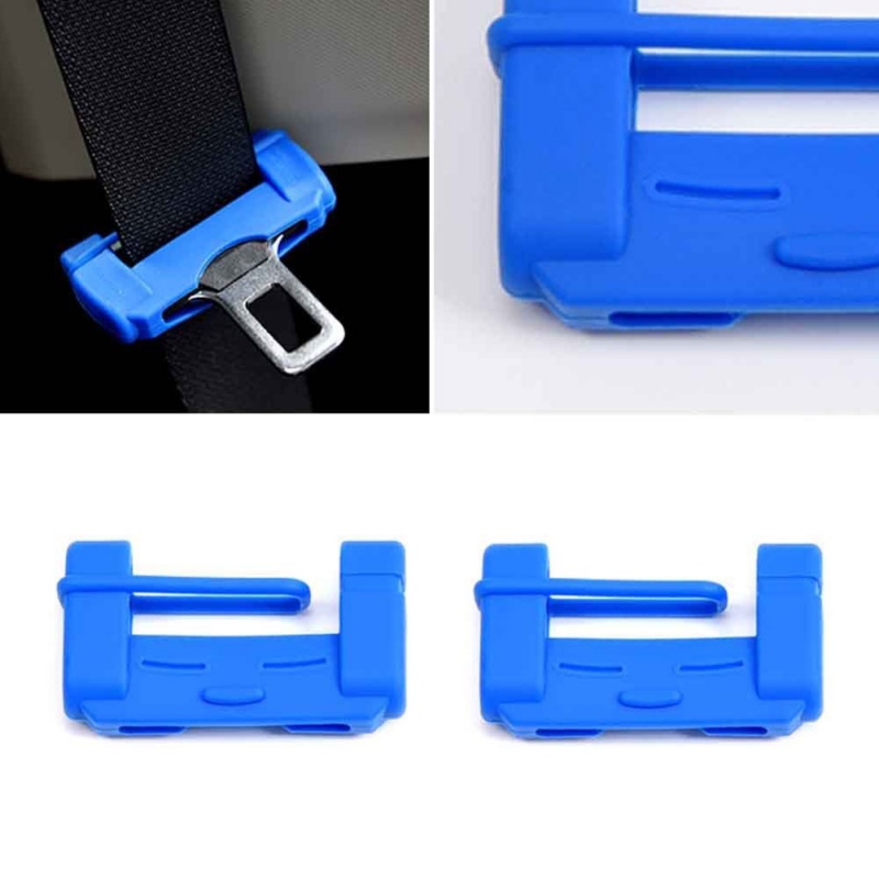 Hot Car Safety Belt Buckle Covers Padding Anti Scratch Silicone Pad Buckle Protector Seat Belts Buckle Accessories Car Styling