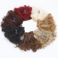 15cm DIY Mini Tresses Doll Wig Material Straight Hair Wig For BJD High-Temperature Doll Accessories