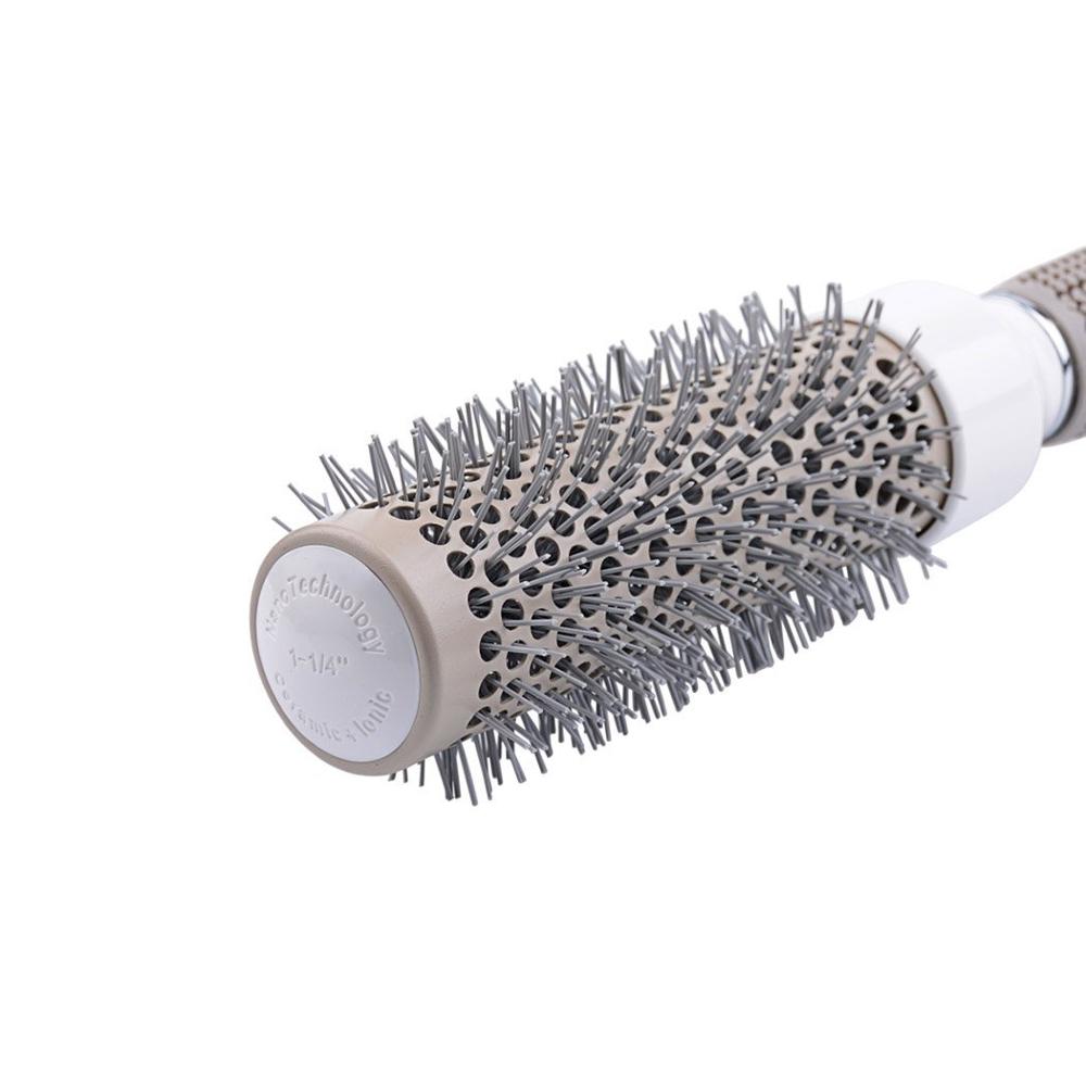 Professional Hair Dressing Brushes High Temperature Resistant Ceramic Iron Round Comb5 size Hair Styling Tool Hairbrush choose