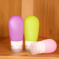 1Pcs Silicone Shampoo Shower Gel Lotion Sub-bottling Tube Squeeze Tool Travel 38/80ml Storage Jars Bottles