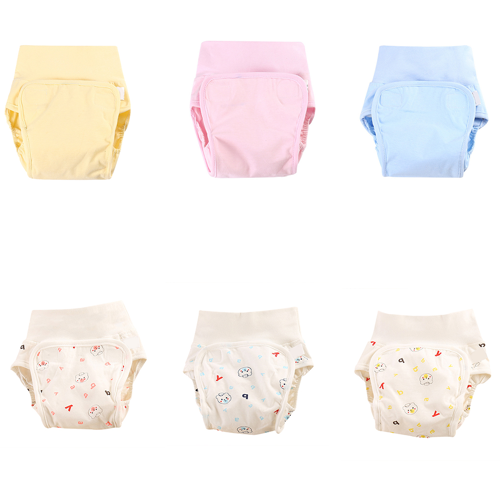 Baby Diaper Washable Baby Cloth Diaper Cover Cotton Waterproof Reusable Cloth Nappies Summer Breathable Newborn Baby Diapers