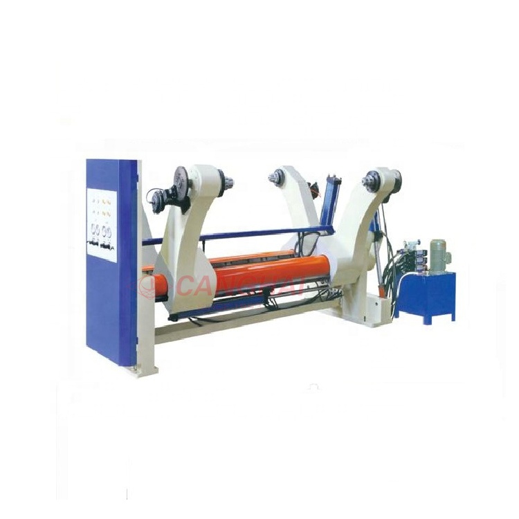 Automatic hydraulic paper shaft reel mill roll stand1