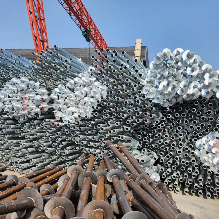 Solar Ground Screw Pile for Photovoltaic Systems