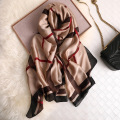 Foulard Silk Scarf for Women Beach Shawls Luxury Plaid Lady Scarves Pashmina Winter Hijab Wraps Bandana 2020 Fashion