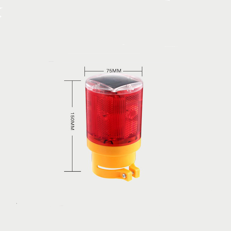 1Pcs Solar Warning 6 LED Light Blinker Flash Bulb Traffic Light led For Construction site Harbor Road Emergency Lighting