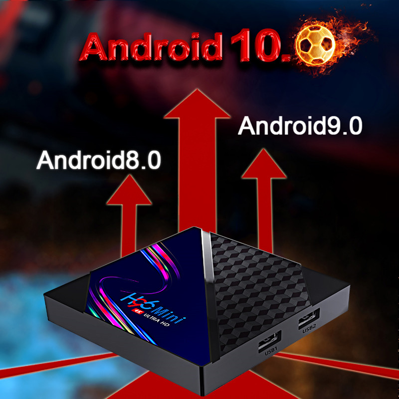 Android 10.0 Smart TV BOX H96 MINI V8 Rockchip RK3228A Quad Core 2GB 16GB WIFI 3D H.265 4K Youtube Set top Box Media Player