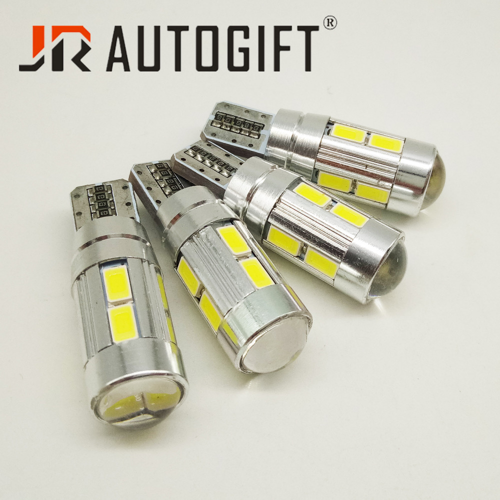 2PCS Car Styling Car Auto LED T10 194 W5W Canbus 10 SMD 5630 LED Light Bulb 12 24V No Error LED Light Parking LED Car Side Light