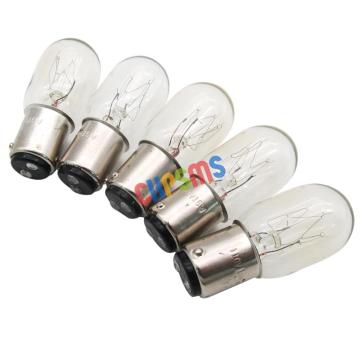 5PCS 110V BULB 15W BAYONET DOUBLE CONTACT FOR Singer Home Sewing Machines