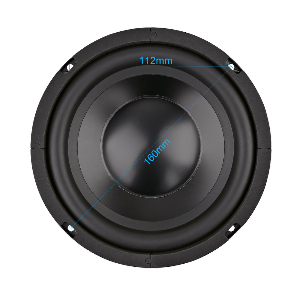 6.5 Inch Subwoofer Speaker Car Audio Bass Speaker 4 8 Ohm Peak 100W HIFI Woofer Loudspeaker For Car Sound System & Home Theater
