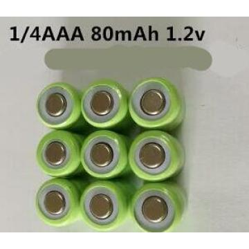 Free shippping 10pcs/lot 1.2V 1/4AAA 80mAh ni-mh rechargeable battery nickel metal hydride battery toy batter
