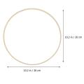 8 PCS/Set Wooden Bamboo Hoop Craft Hoop Ring for Wedding Wreath DIY Decoration