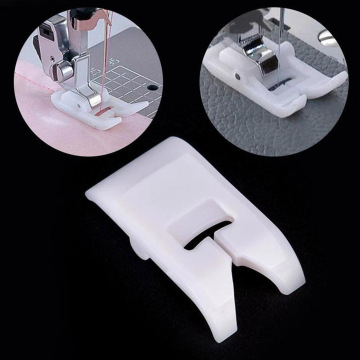 White Non-stick pressure foot Foot Snap On Sewing Presser Foot leather pressure foot Home Sewing Machine Accessories