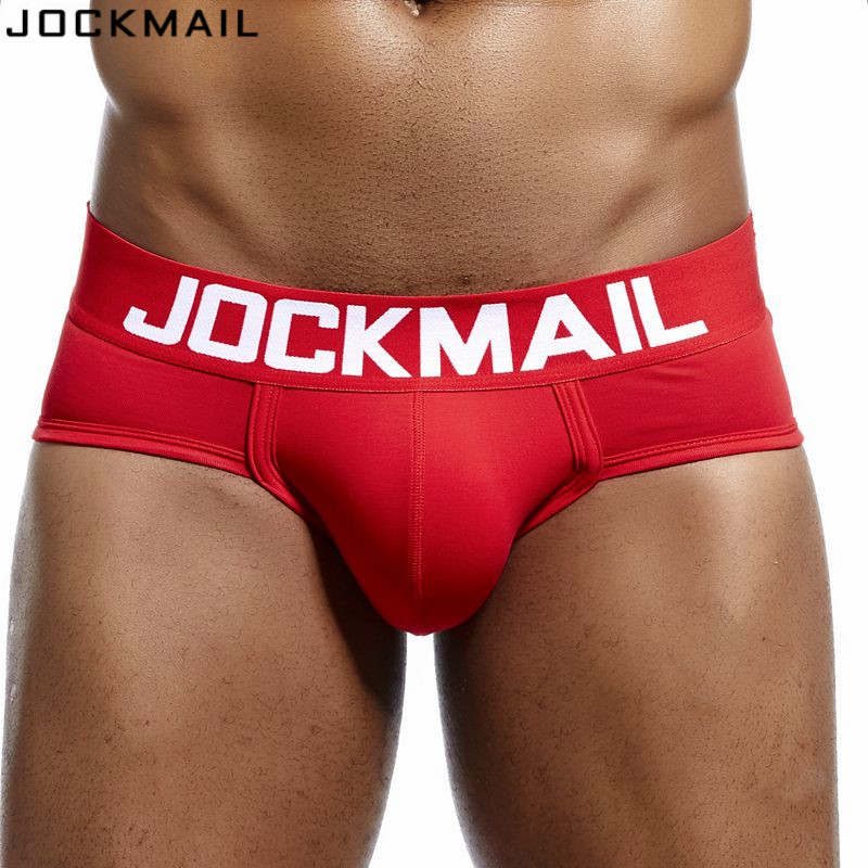 JOCKMAIL Brand Mens Underwear briefs Sexy cuecas calzoncillos hombre slip Gay Sleepwear Breathable Cotton Male Panties shorts