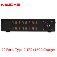 20 Ports Type-C 4PD+16QC Charger