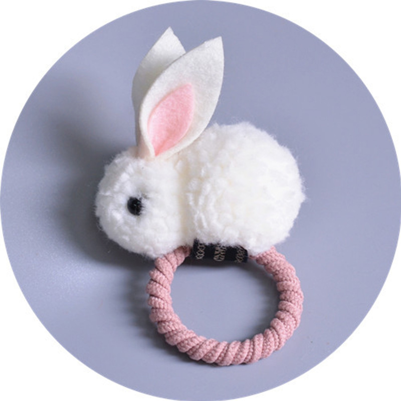 Baby Hair Rubber Bands Rabbit Barrettes Women Girl Scrunchie Kids Hairpins Elastic Ponytail Holder Hair Accessories Hairgrips