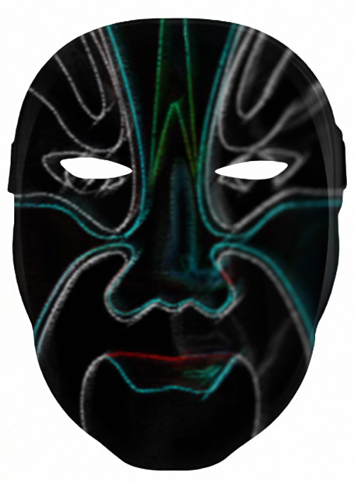 Halloween mask LED sign