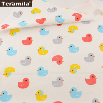 100% Cotton Fabric Lovely Color Ducks Designs Twill Fat Quarter Home Textile Material Bed Sheet Patchwork Quilting TERAMILA
