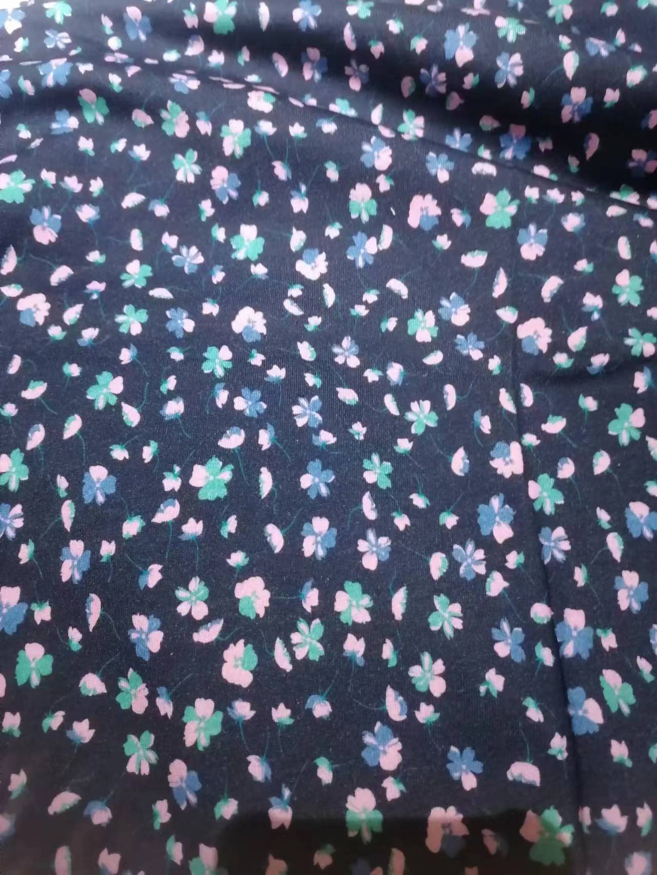 100% cotton single jersay printed fabric   2