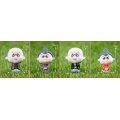 4pcs/Set Mini Grandpa and Grandma Ornament Fairy Garden Miniatures Gnome Terrariums Figurines for Home Decoration