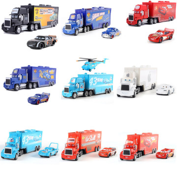 Disney Pixar Cars 2 3 Toys Lightning McQueen Jackson Storm Mack Uncle Truck 1:55 Diecast Model Car Toy Children Christmas gift