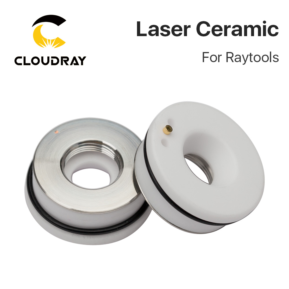 Cloudray Laser Ceramic 32mm/ 28.5mm OEM Raytools Lasermech Bodor Nozzle Holder For Fiber Laser Cutting Head