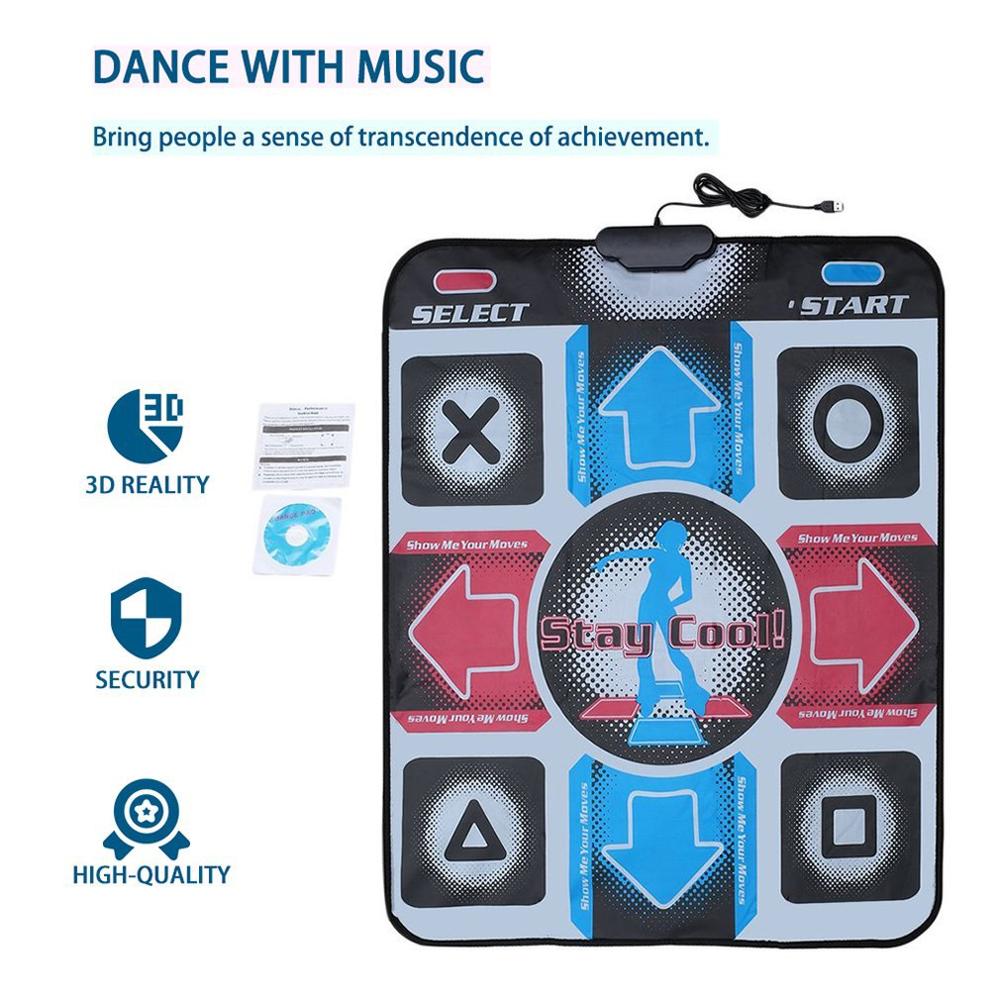 New non-slip durable dance step mats, dance mats, dance mats, USB fitness equipment with PC