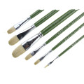 Senior oil painting pen brush bristle suit gouache 6 Pack Paint Brushes