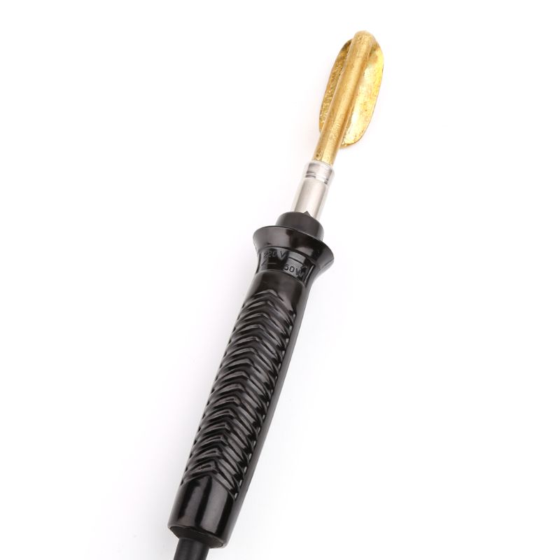 Electric Soldering Iron With Plastic Handle Flat Tip For Car Bumper Repair