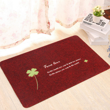 Polyester carpet floor mats door mats embroidered Korean companies to customize the front foyer carpet pad