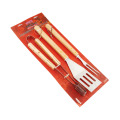 3pcs wooden handle brabecue tool set