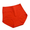 Ultra-Fine Cotton Women's Panties Extra-Large High Waist Belly Holding Epoxy Cotton Autumn and Winter Triangle Women's
