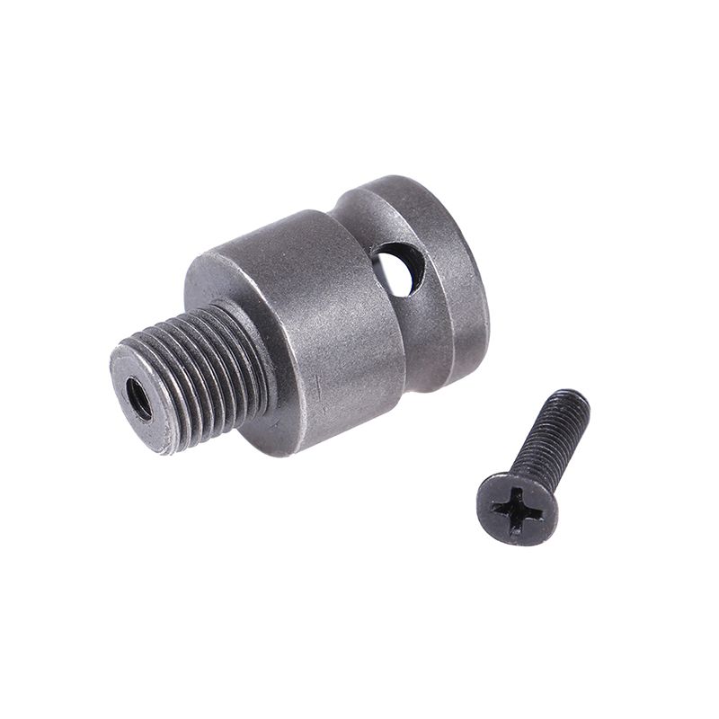 1PC 1/2'' Drill Chuck Adaptor For Impact Wrench Conversion 1/2-20UNF With 1 Pc Screw M03 Dropship