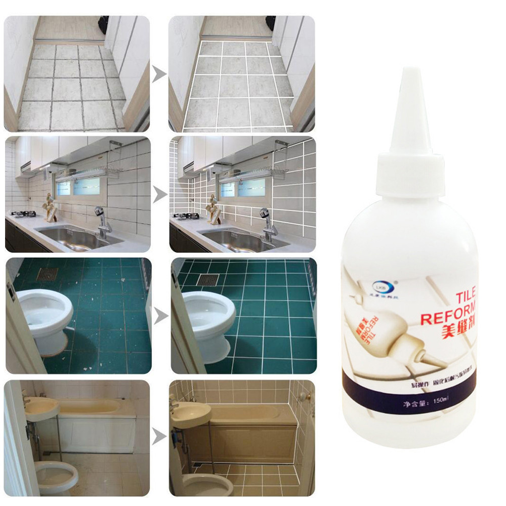 Tile Gap Refill Agent Tiles Reform Coating Mold Cleaner Tile Sealer Repair Glue Home Decoration Stickers Hand Undefined #W