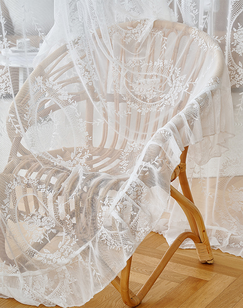 Rococo Embroidery Curtain Sheer