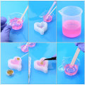 Epoxy Resin Jewelry making Tools Set Silicone Workbenches Plastic beaker drilling bits Wood stick Disposable Cups Dispenser