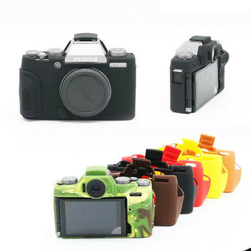 Soft Silicone Armor Skin Case Camera Body Cover Bag For Fuji Fujifilm X-T100 XT100 Rubber Bag