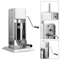 5L Vertical Sausage Maker Household Stainless Steel Filling Sausage Machine Professional Kitchen Tool Homemade Sausage Stuffer