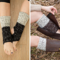 1 Pair Acrylon Soft Woman Latin Ballet Socks Fitness Dancing Girl Winter Knitted Leg Warmers Toppers Cuffs