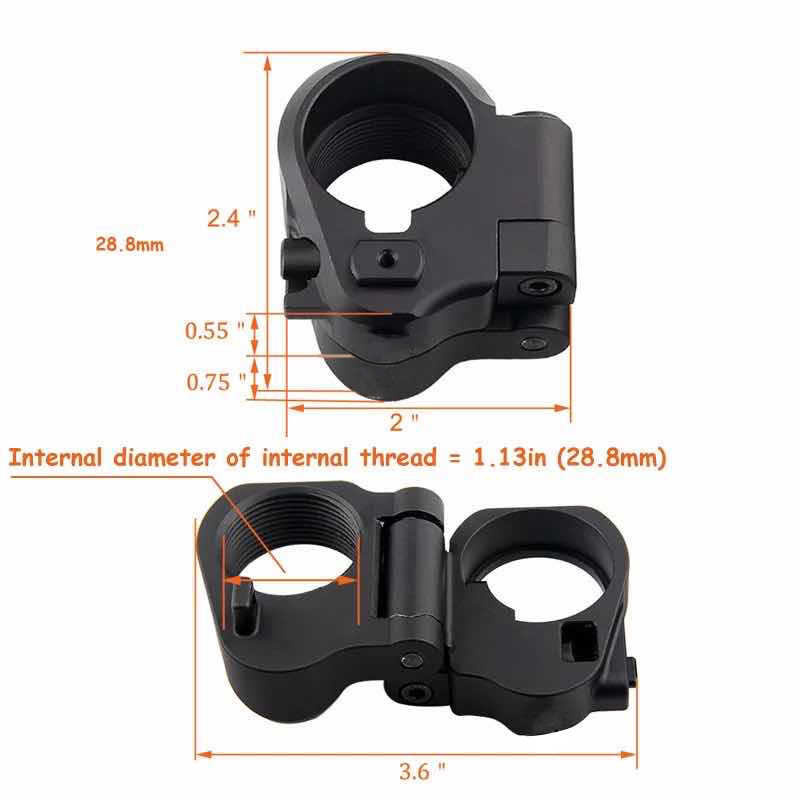 OLN Hunting Accessories Tactical Gen 3-M AR Folding Stock Adapter For M16/M4 Series GBB(AEG) For Airsoft rifle scope Accessories