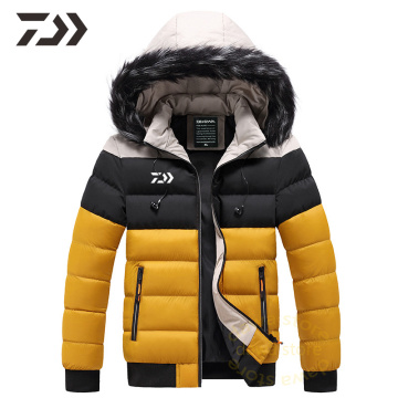 2020 Men Clothing for Fishing Clothes Winter Thermal Fishing Jacket Patchwork Fishing Shirt Windproof Coat Casual Fishing Wear