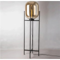 Modern Hotel Villa Bubble Fllool Lamp Personality Smoke Gray and Champagne Floor Lamps Oda Pulpo Scandinavian Desk Lamps