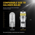 2x W5W LED T10 LED Bulbs Canbus 4014 3020 SMD For Car Parking Position Lights Interior Map Dome Lights 12V White Auto Lamp 6500K